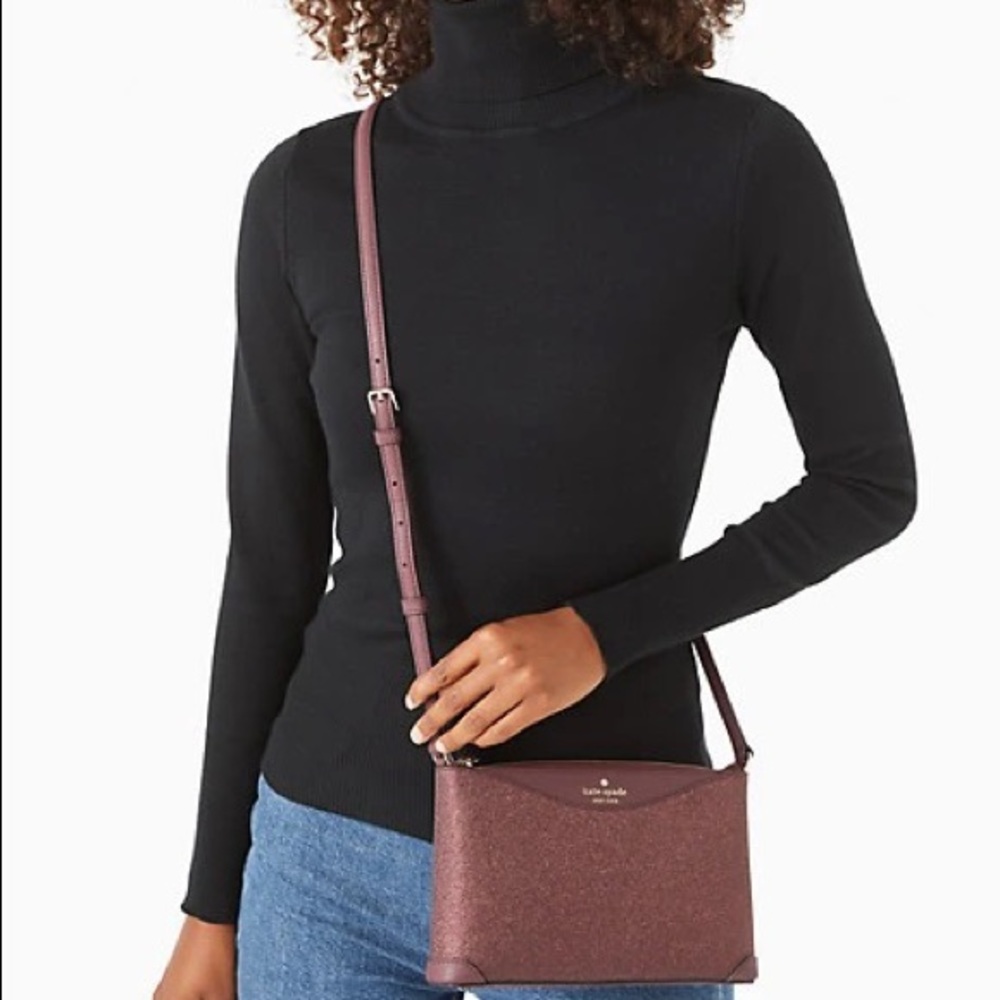 NWT Kate Spade Shimmy Crossbody Bag Wine